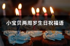 小宝贝两周岁生日祝福语(161句)